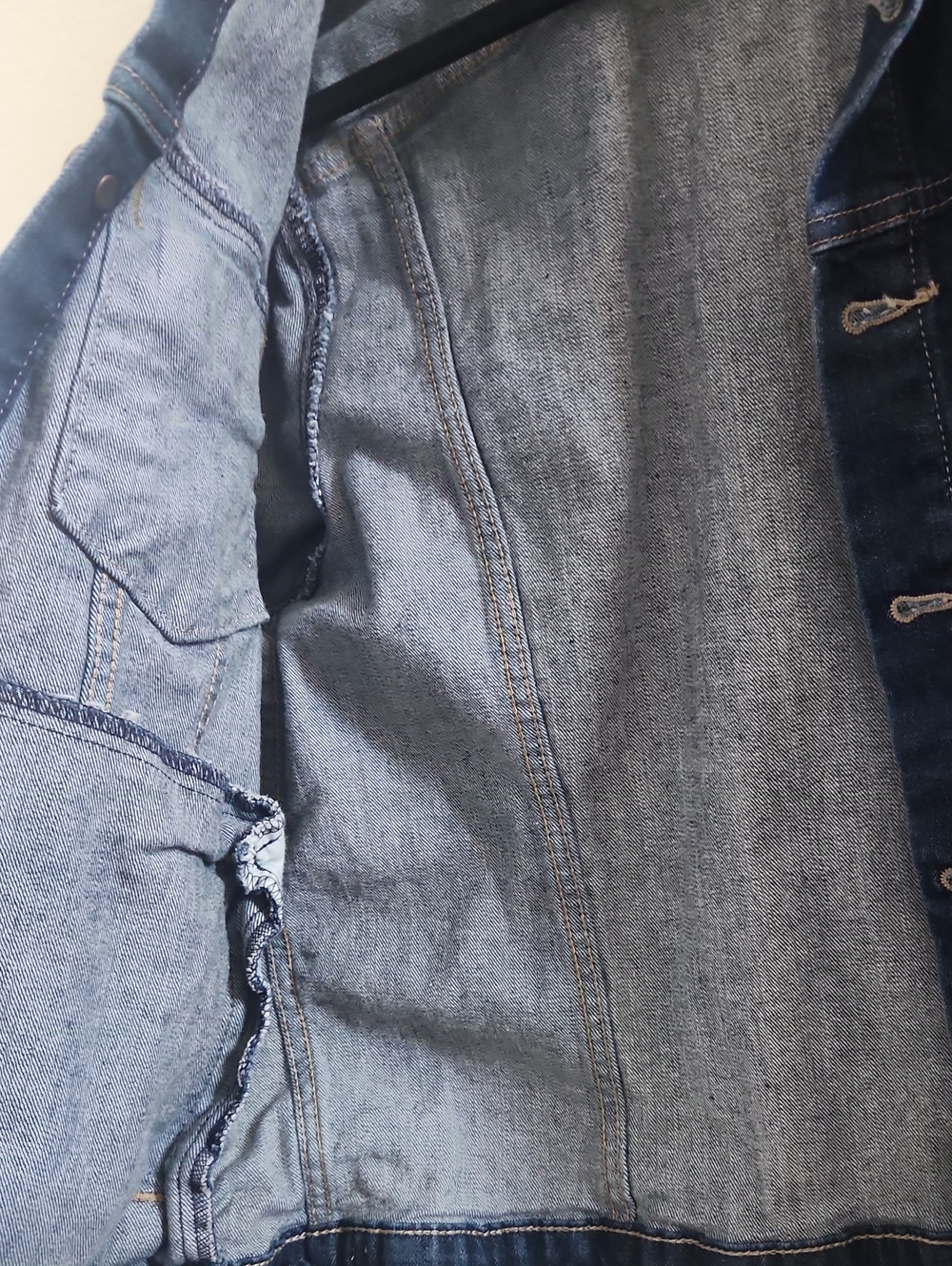 Lucky Brand Dark Blue Denim Tomboy Trucker Jacket - Picture 4 of 6
